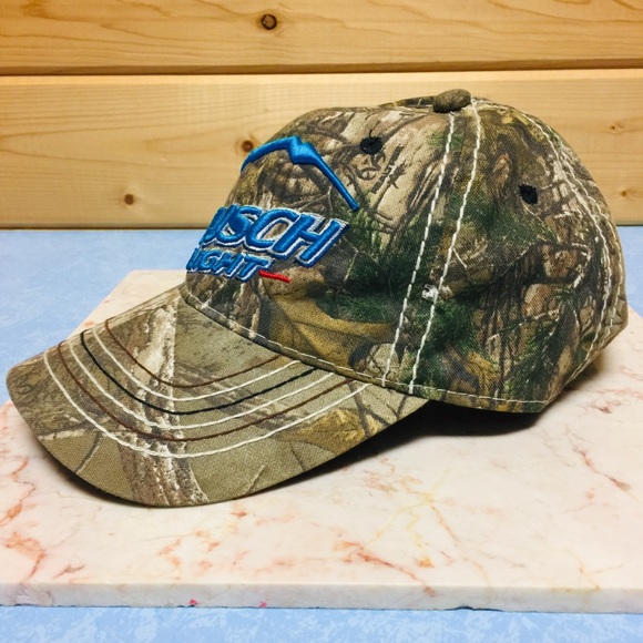 Bush Light BEER 🍺 CAMOUFLAGE Hunting Cap OS NWOT - Picture 5 of 5
